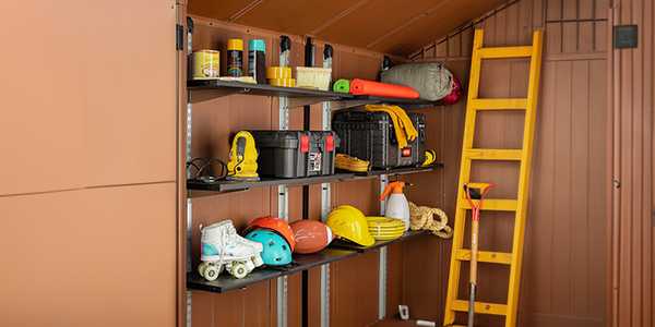 Sheds and garage storage solutions.